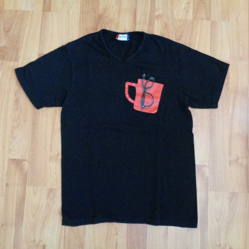 Clique Small Black Tee shirt EUC small